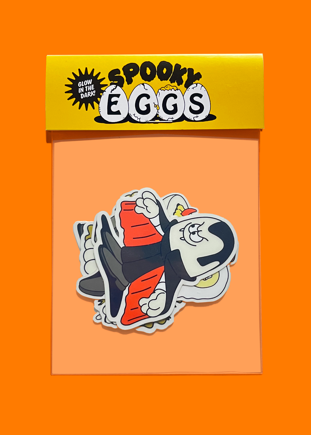 'Spooky Eggs' Glow-in-the-Dark Sticker Pack