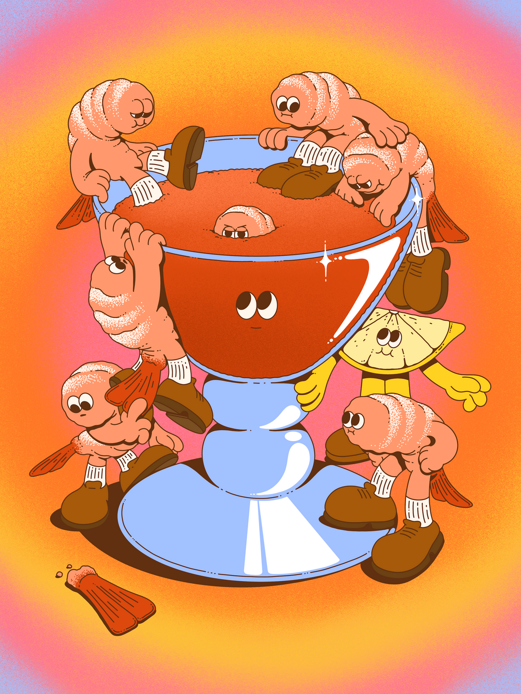 'Shrimp Cocktail' Poster