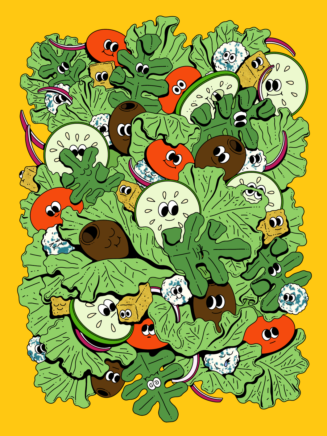 'Big Salad' Poster