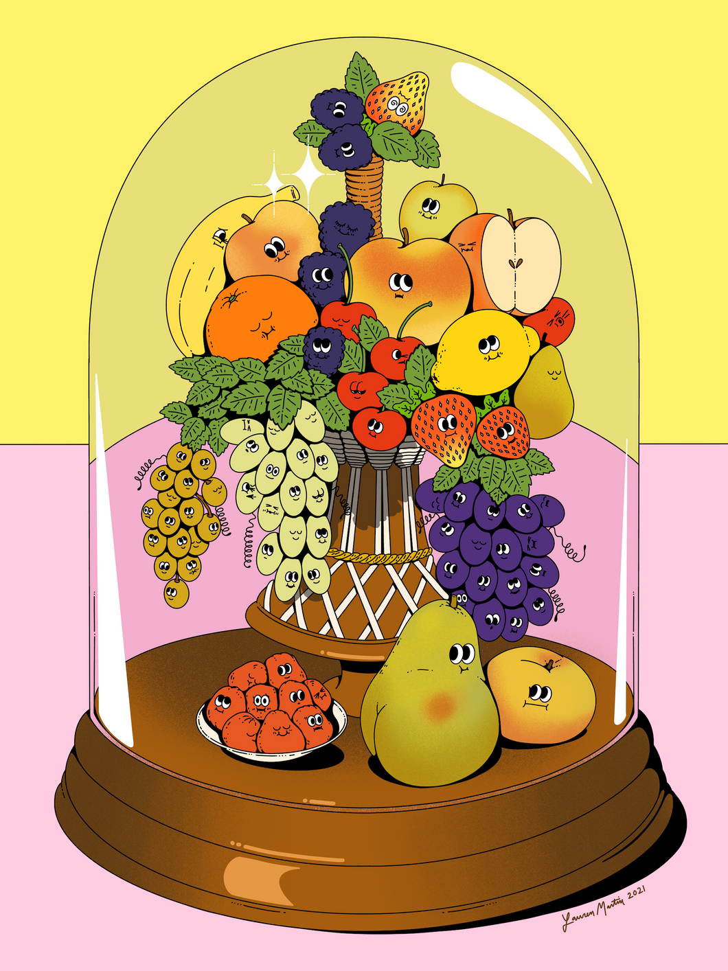 'Fancy Fruit' Poster