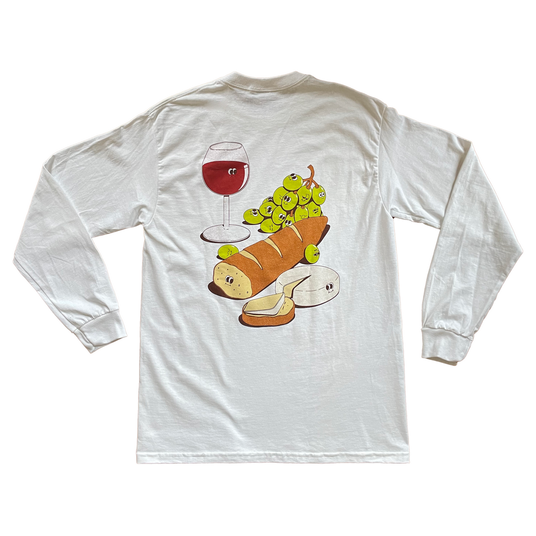 'Food Enthusiast' Long Sleeve T-Shirt