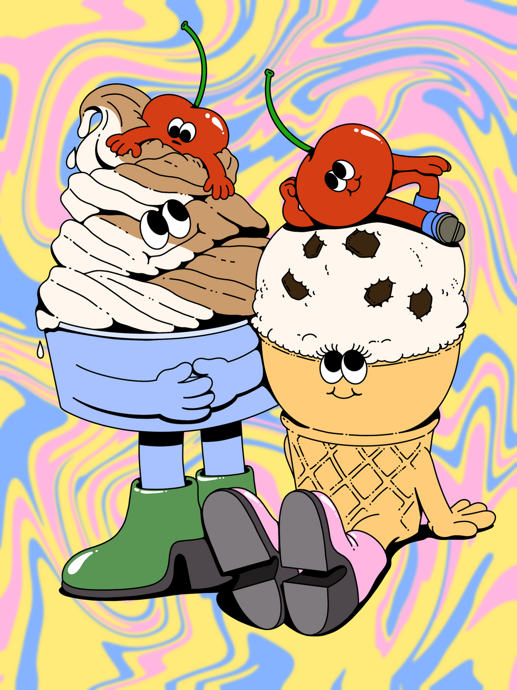 'Ice Cream Cuties' Poster